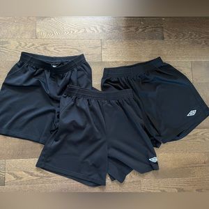 Youth Umbro Short 3 pack